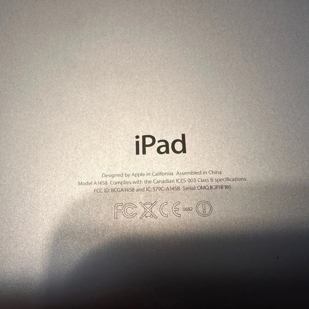Apple Tablet in Cream and Black